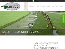 Tablet Screenshot of championshipgreens.com